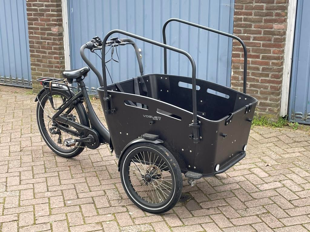 Nette Vogue superior 3 elektrische bakfiets, Fietsen en Brommers, Fietsen | Bakfietsen, Ophalen of Verzenden, Zo goed als nieuw