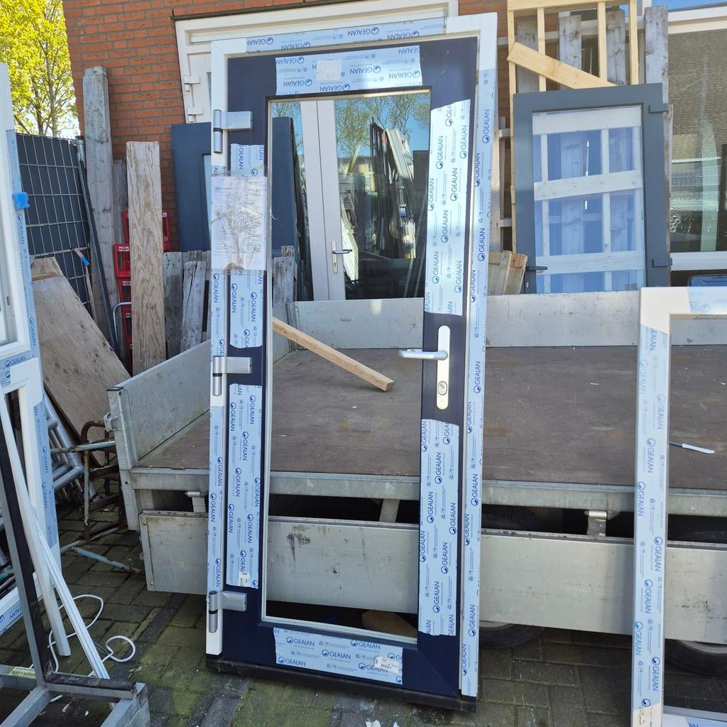 Achterdeur 89x205cm zonder paneel/glas (optioneel), Ophalen of Verzenden, Nieuw