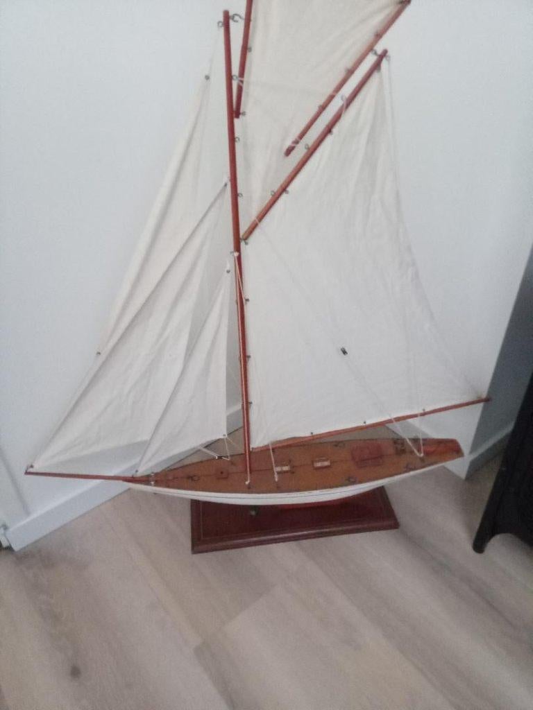 Decoratieve Zeilboot, Ophalen, Gebruikt