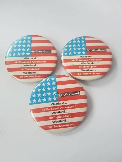 Button Westland, Ophalen of Verzenden, Zo goed als nieuw, Overige onderwerpen, Button