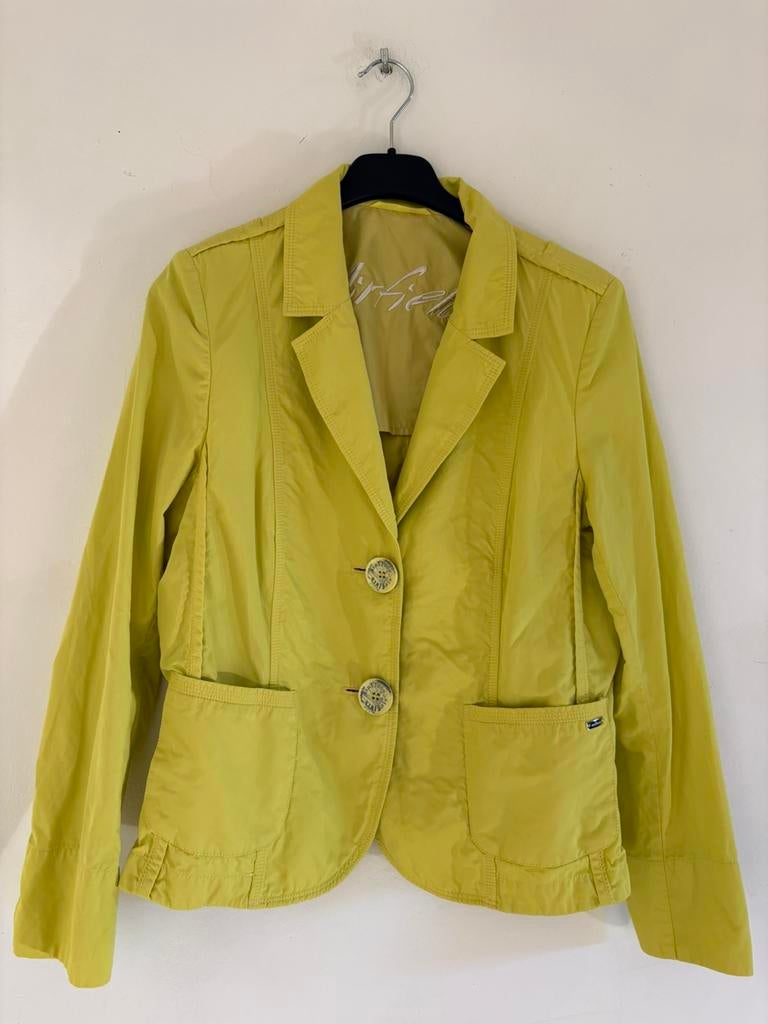Airfield jasje mt 42, Kleding | Dames, Jasjes, Kostuums en Pakken, Verzenden, Geel, Maat 42/44 (L), Zo goed als nieuw