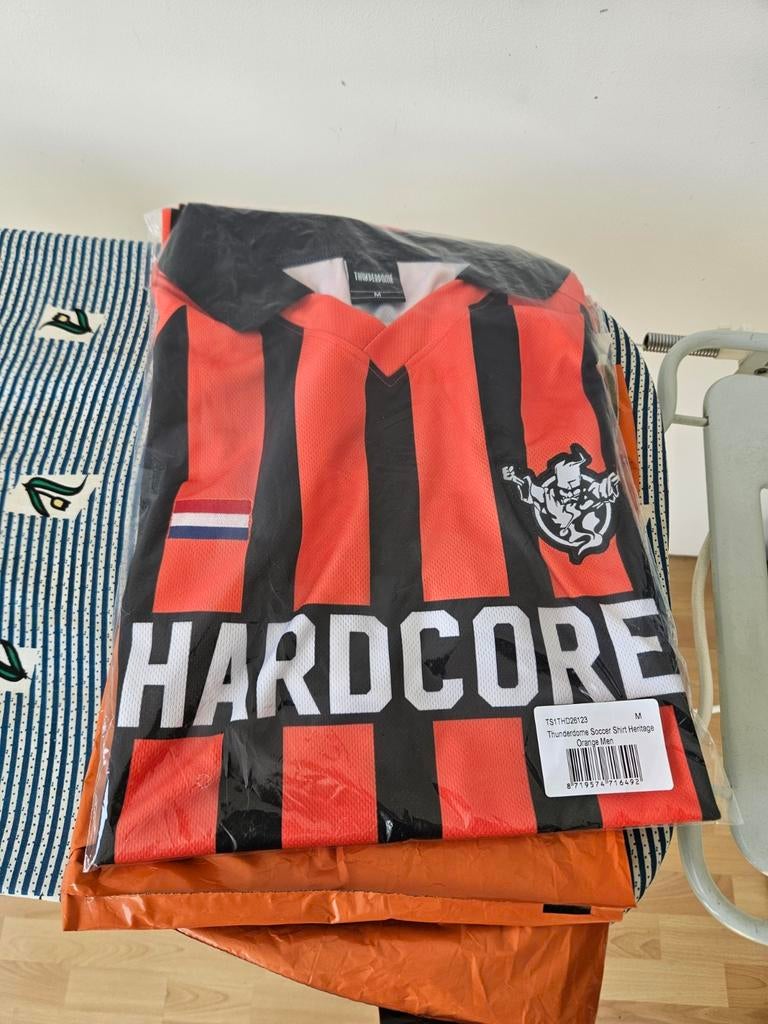 *RUILEN* Thunderdome soccer shirt maat M, Maat 48/50 (M), Thunderdome, Nieuw, Oranje