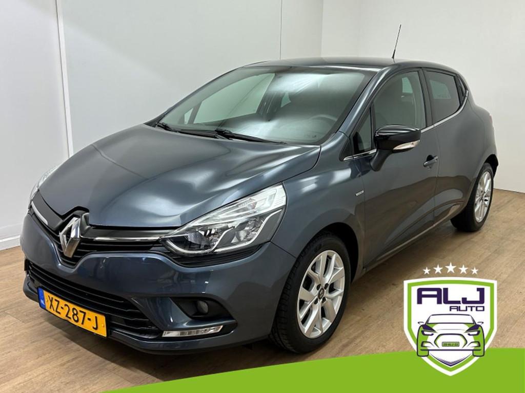 Renault Clio Occasion 0.9 TCe Limited | Grijs | Airco | Twee, Auto's, Voorwielaandrijving, 898 cc, Stof, Gebruikt