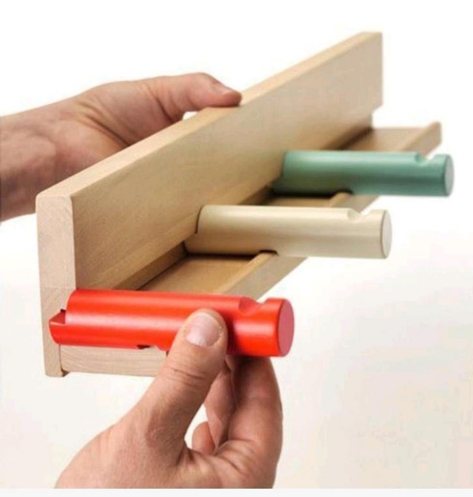 IKEA PS 2014 speelse houten kapstok voor kinderkamer of hal, Ophalen of Verzenden, Zo goed als nieuw, Kapstokje