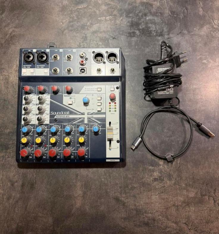 Soundcraft notepad 8FX NIEUW, Ophalen of Verzenden, Zo goed als nieuw