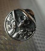 Extra Grote Gloednieuwe Outlaws Amsterdam Ring Zilver kleur, 20 of groter, Nieuw, Ophalen of Verzenden, Dame of Heer