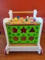 Loopwagen van hout, Kinderen en Baby's, Speelgoed | Babyspeelgoed, Ophalen, Gebruikt, Overige typen