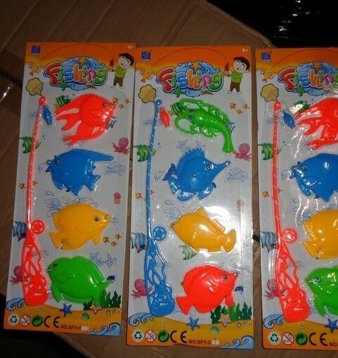 Partij magneet vishengel spel op kaart, ., Nieuw, Ophalen of Verzenden, .