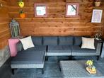 Tectake loungeset, Tuin en Terras, Tuinsets en Loungesets, Ophalen, 4 zitplaatsen, Rotan, Zo goed als nieuw