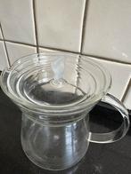 Glazen Theepot van Douwe Egberts, Huis en Inrichting, Ophalen, Zo goed als nieuw