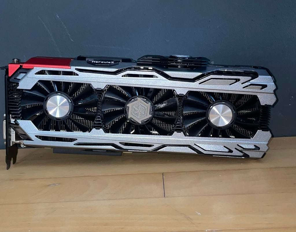 NVDIA GeForce GTX 1080 8gb IChill, Computers en Software, Videokaarten, PCI-Express 4, HDMI, Ophalen of Verzenden, GDDR5