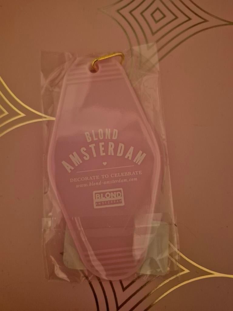 Blond Amsterdam sleutelhanger 25 jaar collectie, Ophalen of Verzenden