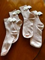 2 Paar NIEUWE sokken met engelen vleugeltjes, Sokken en Kniesokken, Maat 35 t/m 38, Nieuw, Ophalen of Verzenden