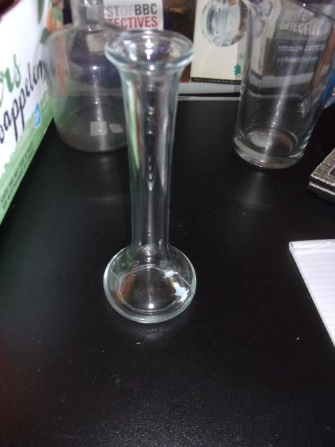 nieuwe smalle vaas, Huis en Inrichting, Woonaccessoires | Vazen, Overige kleuren, Nieuw, Ophalen of Verzenden, Glas