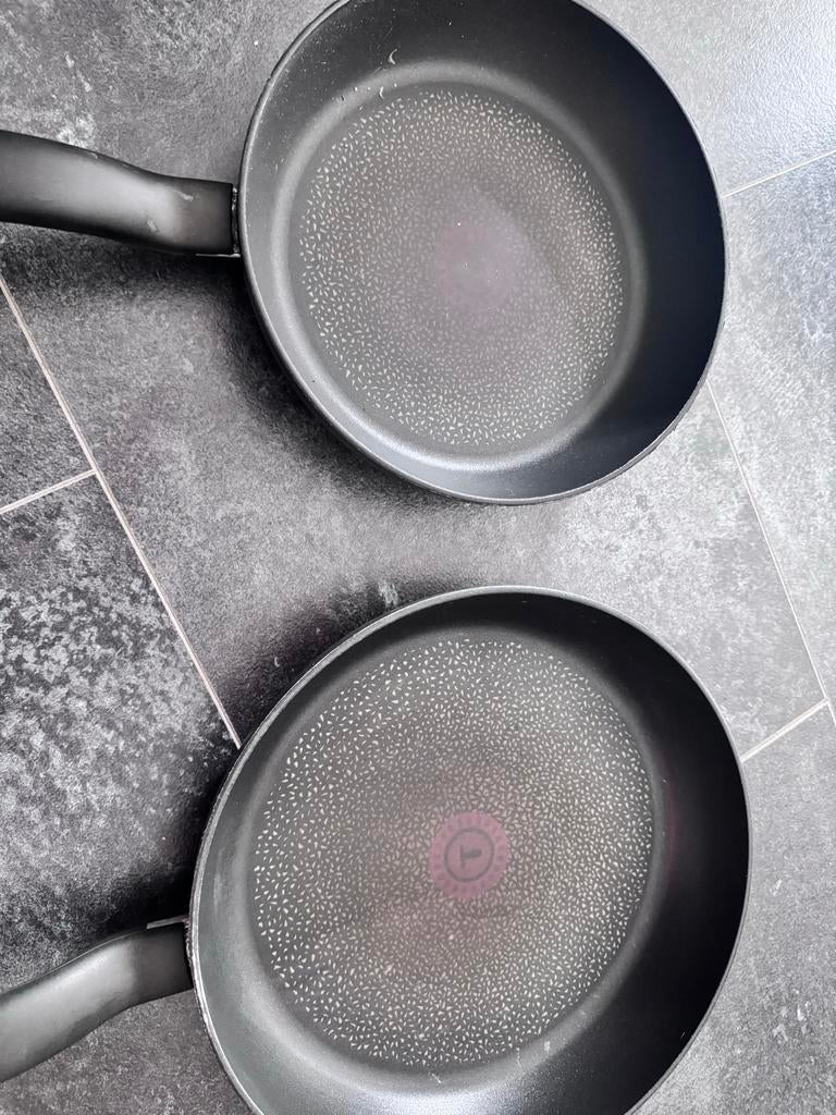 Tefal pannen voor inductie - goede staat, Ophalen, Gebruikt, Inductieplaat, Rvs