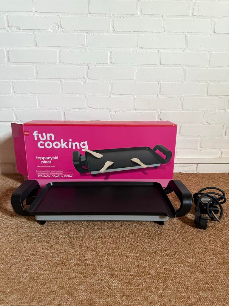 Teppanyaki kookplaat - Fun Cooking, Ophalen of Verzenden, Nieuw, Tafelgrill