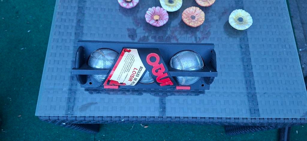 Obut Petanque Boules Set - 2 Boules de Loisir, Ophalen of Verzenden, Gebruikt