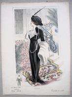 Twee antieke modeprenten 19e eeuw Femme Chic, Ophalen of Verzenden