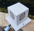 Blok met 4 stopcontacten., Ophalen of Verzenden