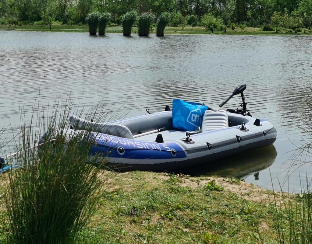 GERESERVEERD.       Intex Excursion 5 met elektromotor, Kinderen en Baby's, Ophalen, Zo goed als nieuw, Jongen of Meisje