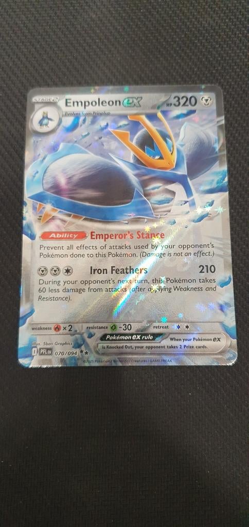 Empoleon ex Phantasmal Flames 070/094 NM Pokémon Kaart, Ophalen of Verzenden