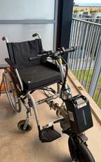 Rolstoel met elektrische ondersteuning (voorwiel + stuur), Diversen, Ophalen, Inklapbaar, Gebruikt, Elektrische rolstoel