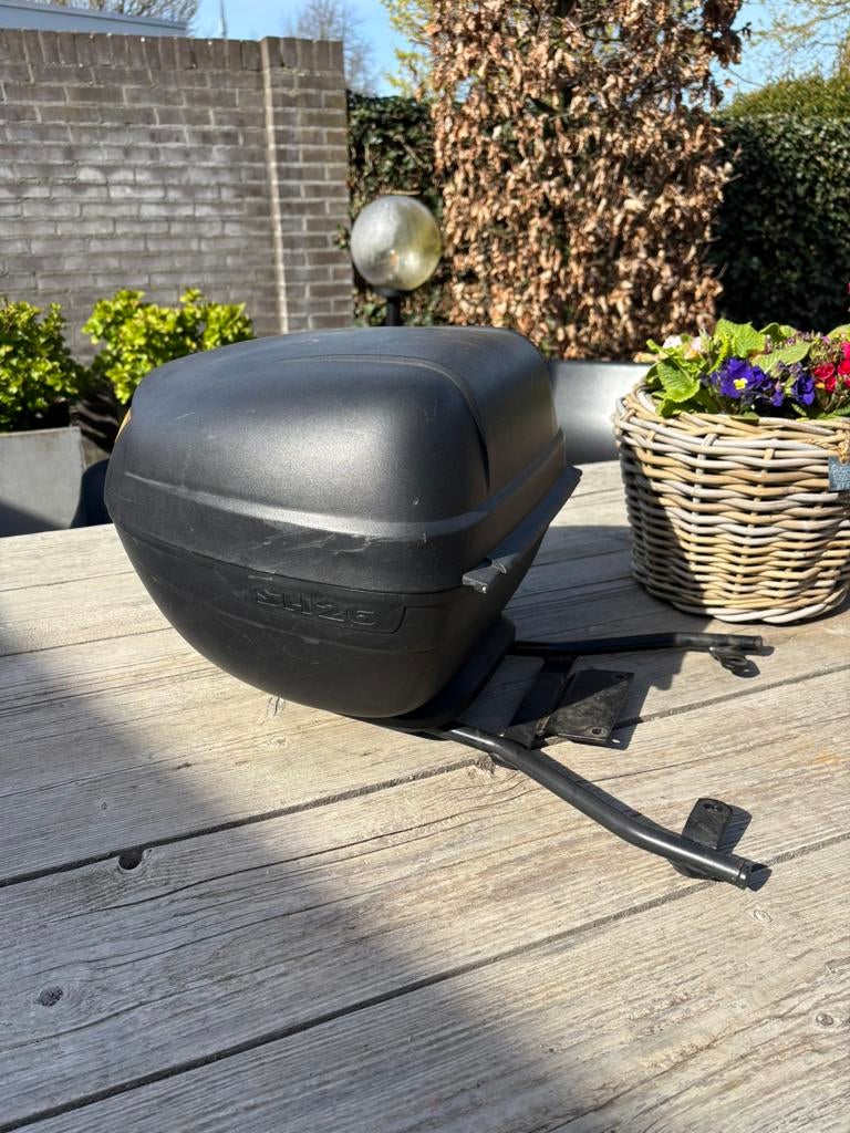 Topkoffer voor piaggio zip of andere scooter/motor, Ophalen of Verzenden, Zo goed als nieuw