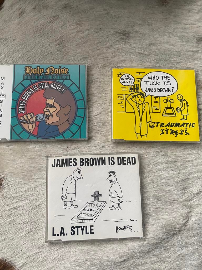 Maxi cd’s james brown is dead / still alive / la style, Ophalen of Verzenden, Zo goed als nieuw, Disco