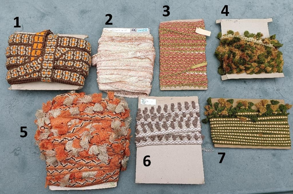 Diverse origineel vintage fournituren sierlint Lot 1 (SF17), Ophalen of Verzenden, Nieuw, Lint, Band of Elastiek