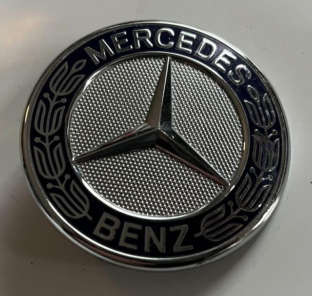 Mercedes embleem +- 5,5 cm, Ophalen of Verzenden, Gebruikt, Auto's