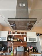 Afzuigkap kookeiland RVS - 90cm breed, Gebruikt, Ophalen of Verzenden, 400 tot 600 m³ per uur, Eilandschouwkap