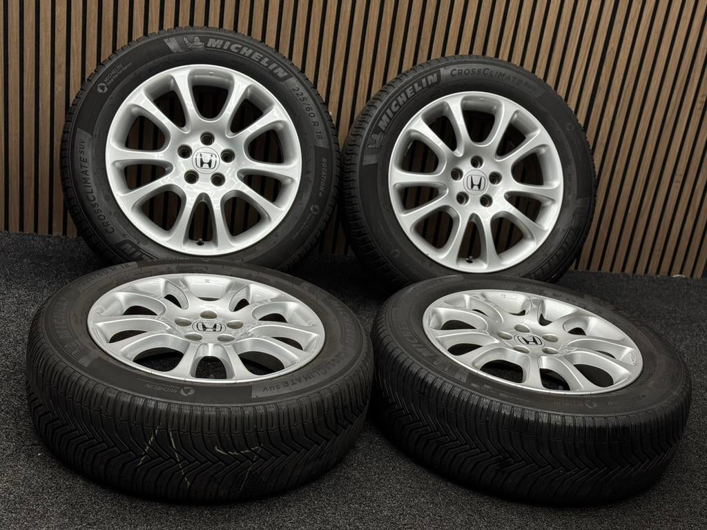 ALL SEASON! Originele 18 inch Honda CR-V 5x114.3 Michelin, Auto-onderdelen, Banden en Velgen, Ophalen, 18 inch, ., Banden en Velgen
