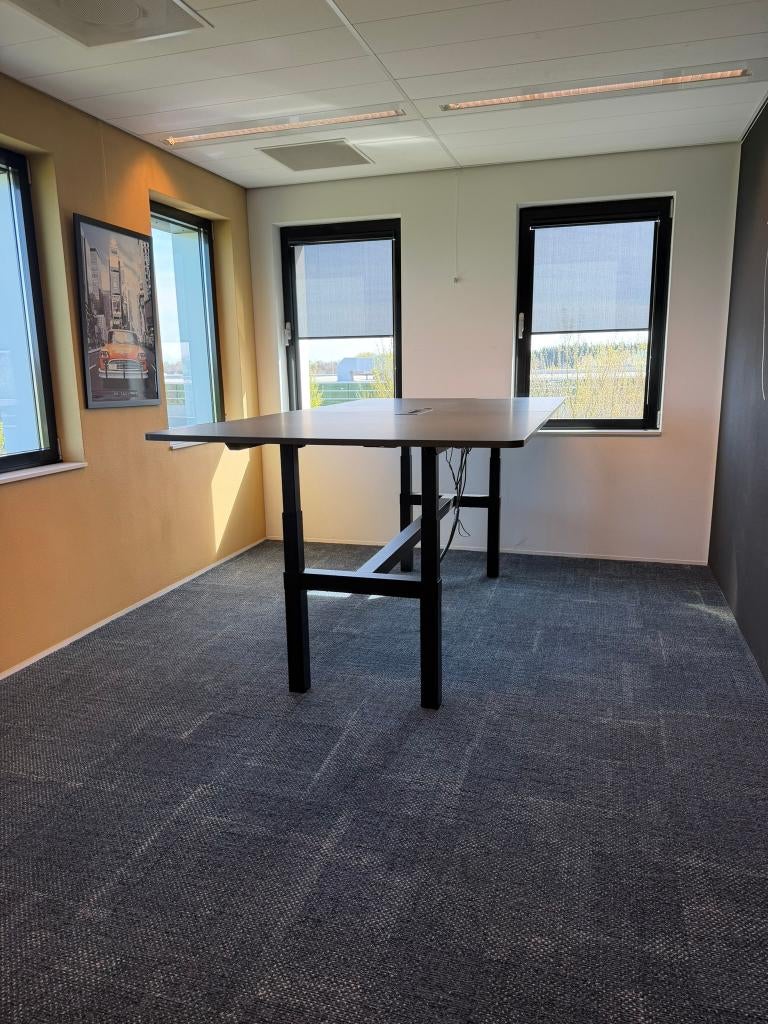 3 x Zit/sta vergadertafel Gispen TMNL Agile - 280 x 140 cm., Ophalen, Gebruikt, 280 cm, 140 cm