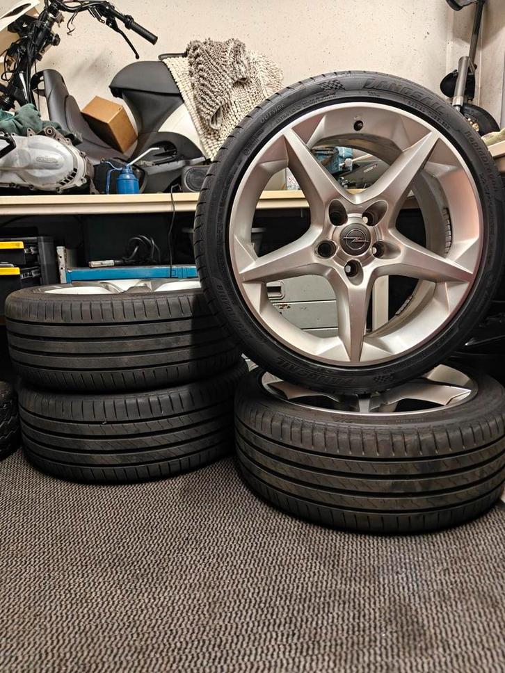 Nette set originele Penta velgen van een Opel Astra H OPC, Auto-onderdelen, Banden en Velgen, Velg(en), Zomerbanden, 18 inch, 225 mm