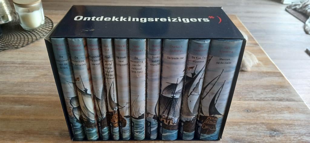 Ontdekkingsreizigers (10 delen in één box), Boeken, 15e en 16e eeuw, Europa, Ophalen of Verzenden, Zo goed als nieuw