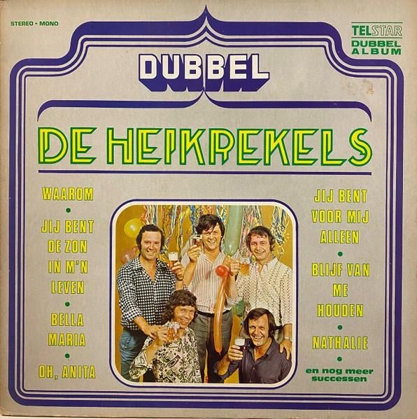 LP - DE HEIKREKELS - DUBBEL, Inclusief binnenhoes, Ophalen of Verzenden, Zo goed als nieuw, Levenslied of Smartlap