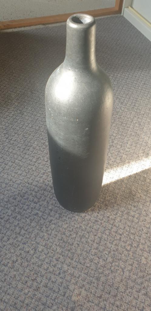 Grote zware vaas, Huis en Inrichting, Woonaccessoires | Vazen, Ophalen, Zwart, Minder dan 50 cm
