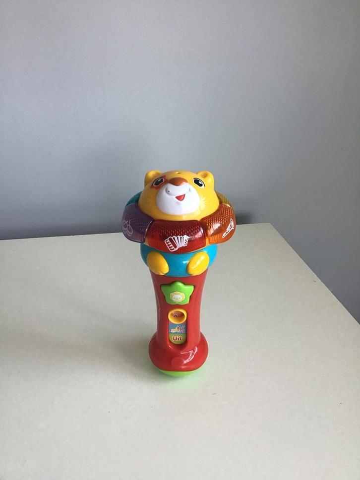VTech Zingende Leeuw Microfoon Baby Speelgoed, Kinderen en Baby's, Speelgoed | Babyspeelgoed, Gebruikt, Overige typen, Met licht