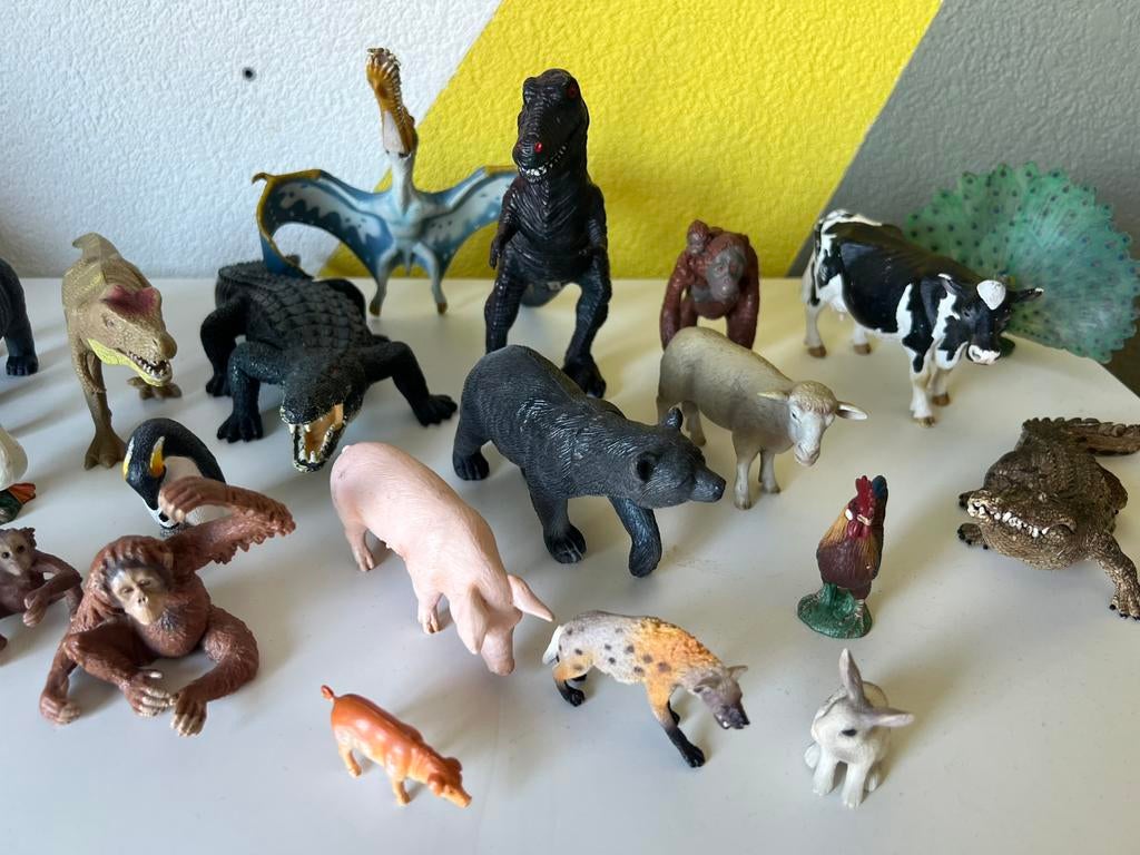 Verzameling (boerderij)dieren, Ophalen of Verzenden, Zo goed als nieuw, Boerderijdier, Beeldje of Figuurtje