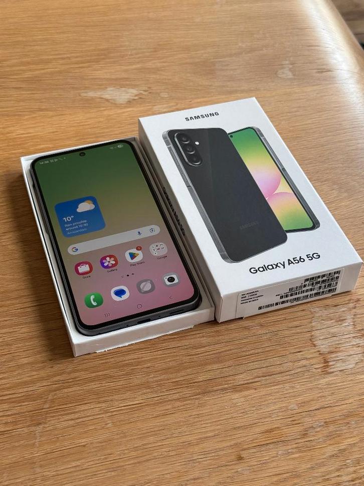 Samsung A56 5G 128gb - Grijs, Telecommunicatie, Mobiele telefoons | Samsung, Nieuw, Galaxy A, 128 GB, Zonder abonnement, Zonder simlock