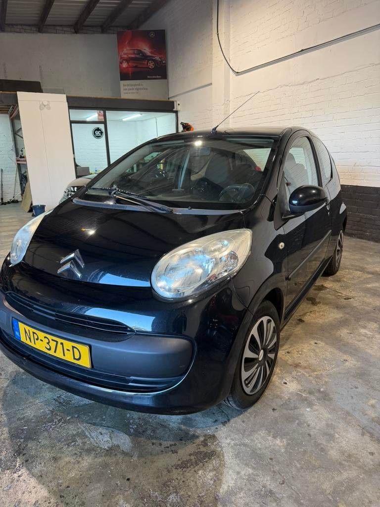 Citroën C1 1.0 3-DRS 2008 Zwart, Auto's, Voorwielaandrijving, 4 stoelen, C1, Bedrijf