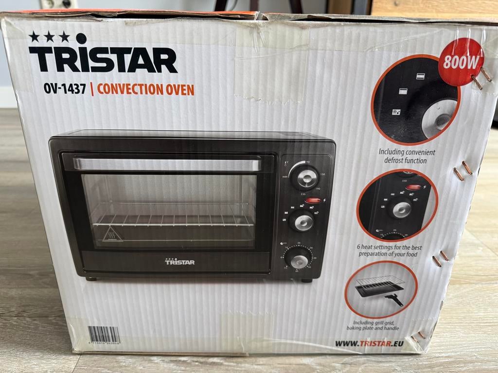 Tristar convectie oven, Minder dan 45 cm, Minder dan 45 cm, Ophalen of Verzenden, Zo goed als nieuw