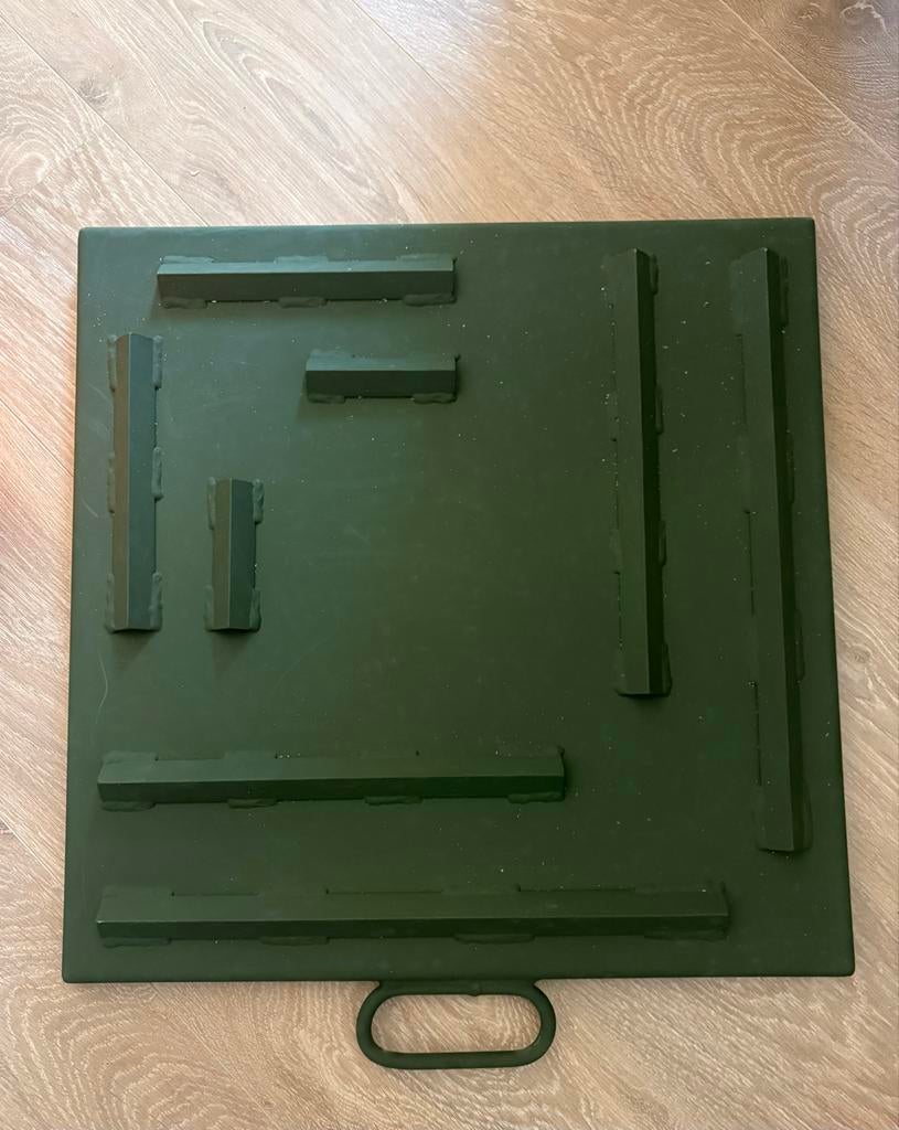 Set van 2 Militaire Stempelplaten / Onderlegplaten Hiab, Ophalen of Verzenden, Nieuw, Overige merken