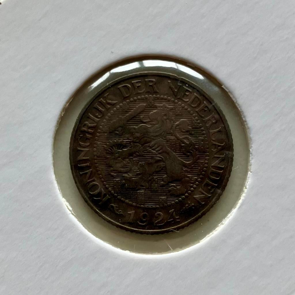 Prachtige 1 cent 1924 Nederland, Verzenden, Koningin Wilhelmina, 1 cent