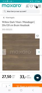 Willow dark vloer wand tegels., 50 tot 150 cm, Nieuw, Ophalen of Verzenden, Minder dan 5 m²