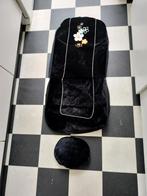 Zwarte autostoelhoes met bloemenpatroon, Ophalen of Verzenden, Nieuw