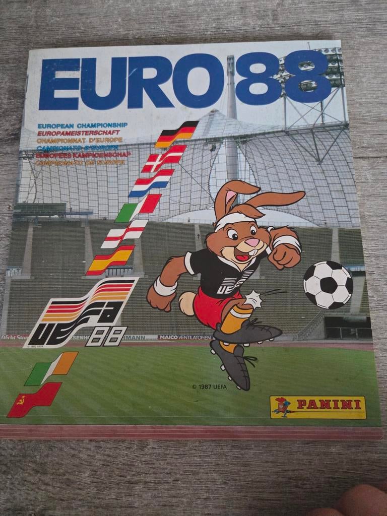 Panini Euro 88 Sticker Album - Compleet en in goede staat, Ophalen of Verzenden