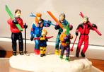 2 Sets Lemax Ski-Piste figuurtjes, Ophalen of Verzenden, Zo goed als nieuw