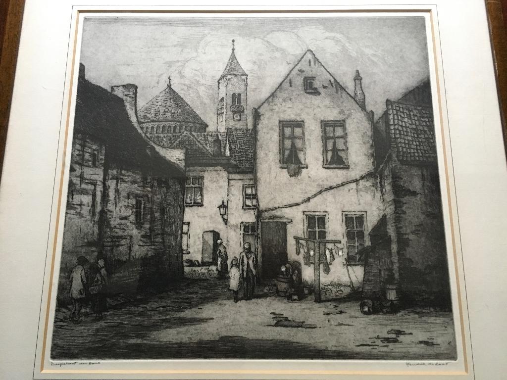 Schilderij Diepstraat den BOSCH, Antiek en Kunst, Kunst | Schilderijen | Klassiek, Ophalen