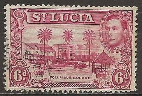 St. Lucia, Postzegels en Munten, Ophalen of Verzenden, Gestempeld, Midden-Amerika